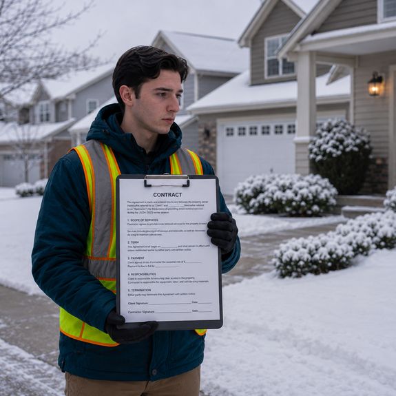 Seasonal Snow Removal Contracts