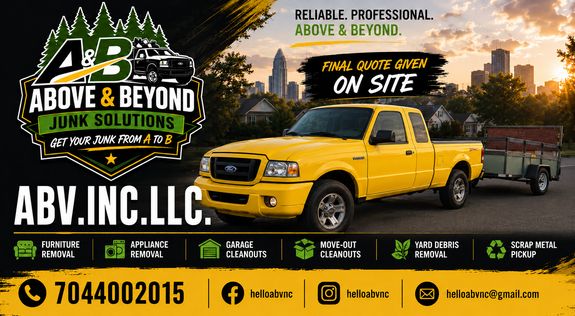 Friendly & Reliable Junk Removal Services in Charlotte, NC