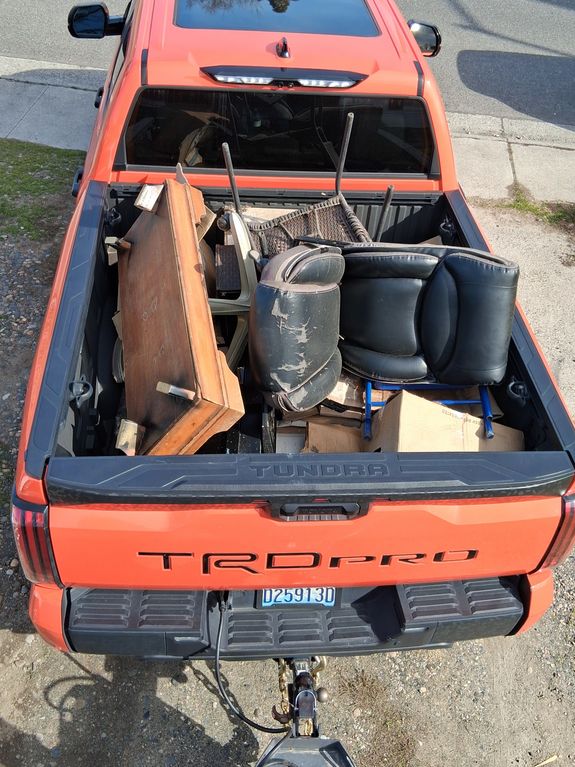 What happens to the furniture after you pick it up?