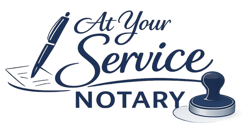 At Your Service Notary logo