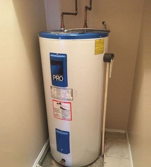How long does a hot water tank replacement usually take?