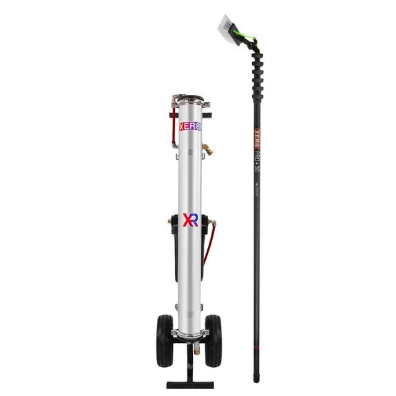 What is the ionization process used for window cleaning?