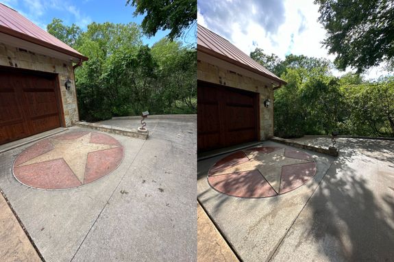 Is driveway cleaning safe for my plants and landscaping?