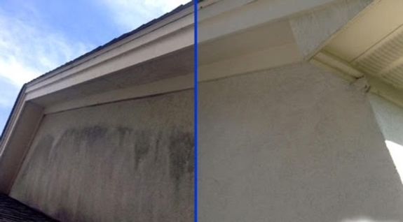 Exterior Walls Power Washing