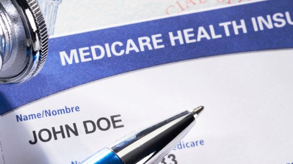 Person choosing document in folder