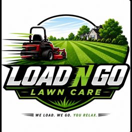 LOAD N GO LAWN CARE  logo