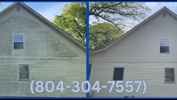 Person in Yellow Helmet Using a Power Spray