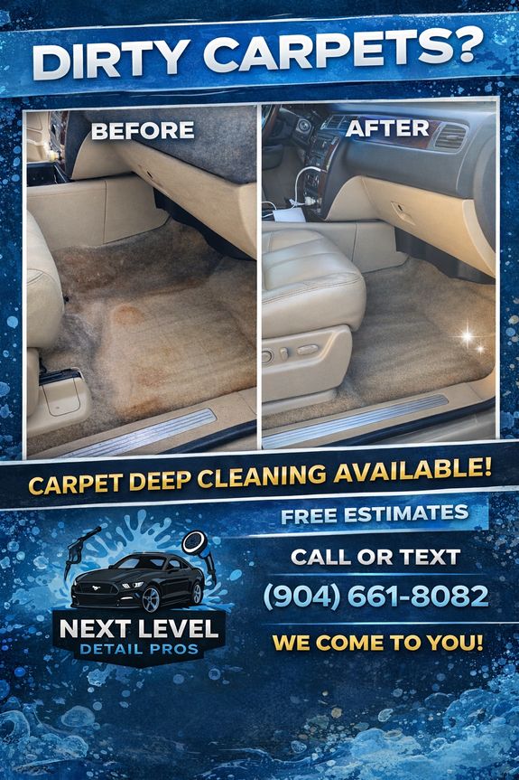 Professional Mobile Car Detailing in Jacksonville, FL & Orange Park, FL