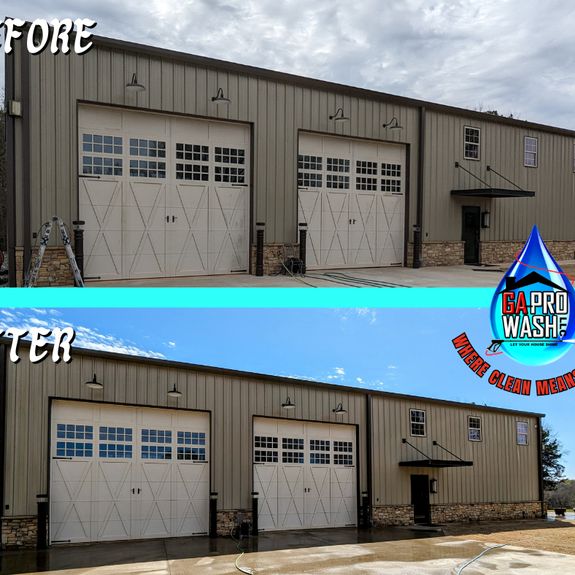 What types of surfaces can you pressure wash or soft wash in Royston?