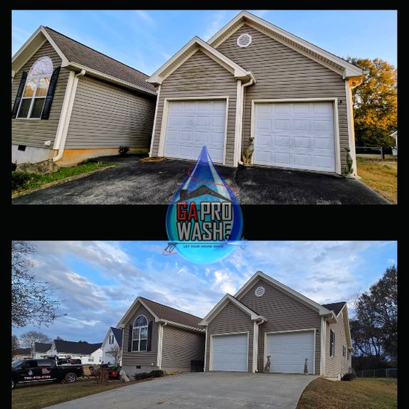 Do I need to be home during the pressure washing or soft washing service?