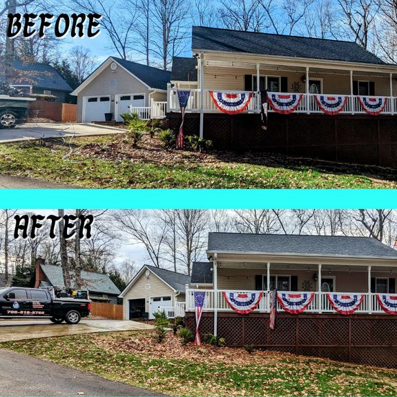 How do you determine the cost of pressure washing or soft washing services in Royston?