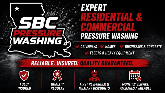 Revitalize Your Property with SBC Pressure Washingin Shreveport, LA