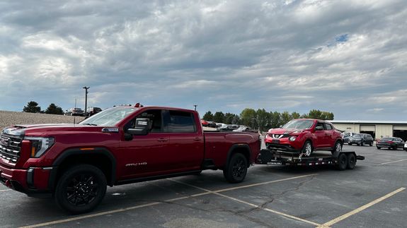 Trailer Vans on Green Grass