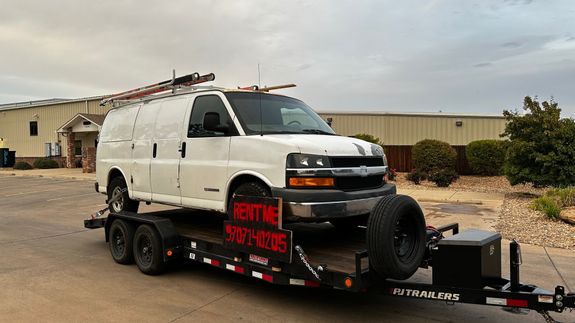 Farm Tractor Used in a Cornfield