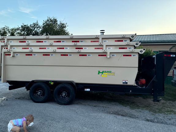 new 16'' 20 yard roll of dumpster ready for any solution