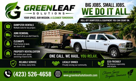 Eco-Friendly Junk Removal , Property Revitalization and Dumpster Rentals in Cumberland Gap, TN