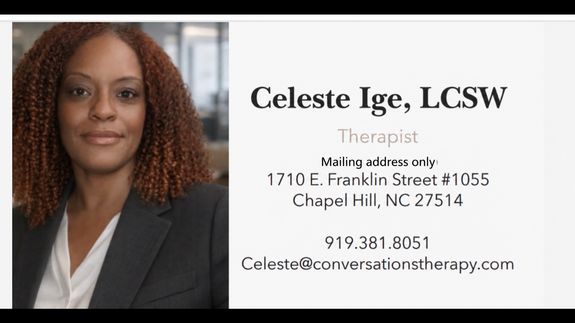 Hi, I'm Celeste. I'm glad you're here.