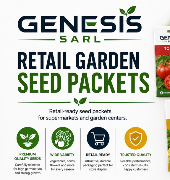 Retail Garden Seed Packets