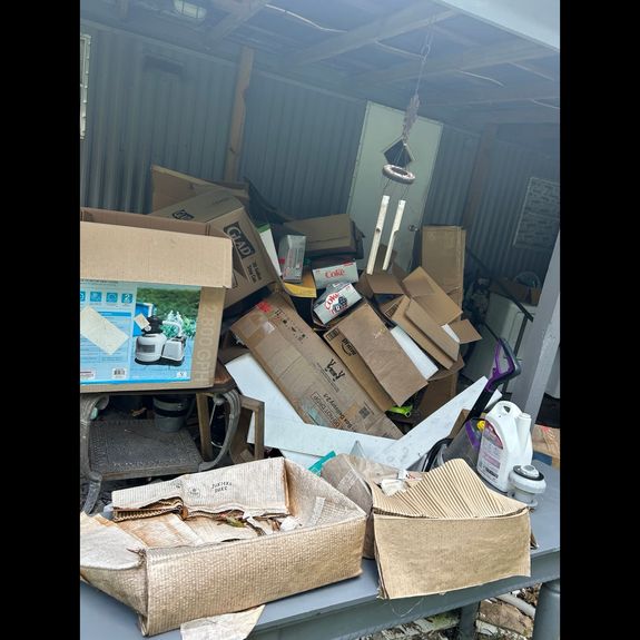How do you handle donations during the cleanout process?