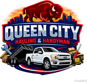 Queen City hauling and handyman logo