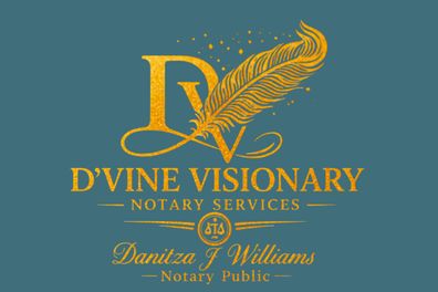 D'Vine Visionary Notary Services logo