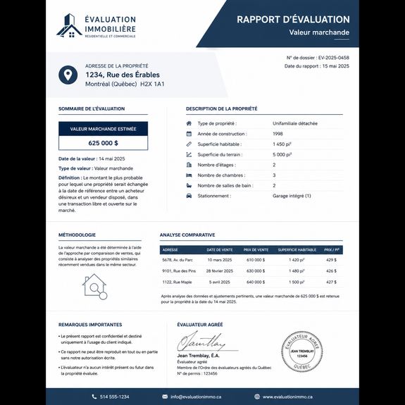 Services d’Évaluation Immobilière