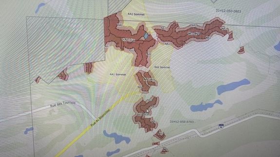 Zone potentiellement exposée aux glissements de terrain (ZPEGT)