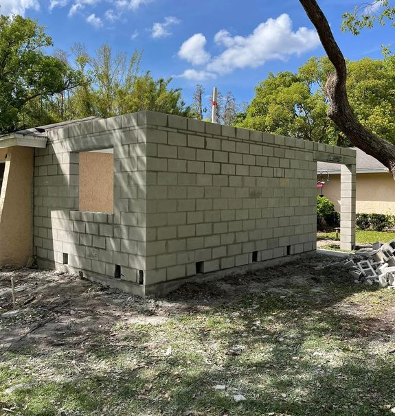 CMU Walls and Additions