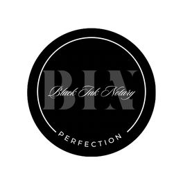 Black Ink Notary logo
