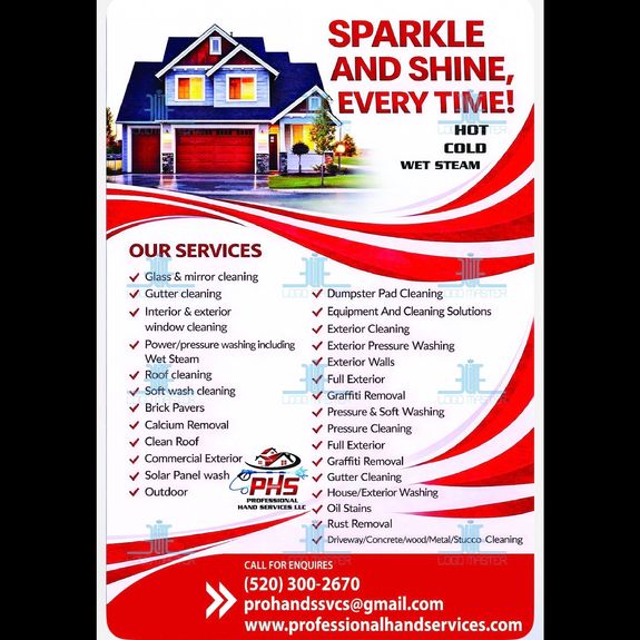Welcome to Professional Hand Services – Tucson's Trusted Pressure Washing Experts