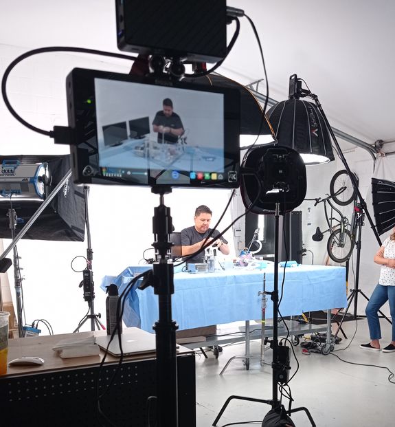 What is on-set lighting support?