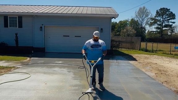 Professional Driveway & Patio Cleaning in the Pee Dee