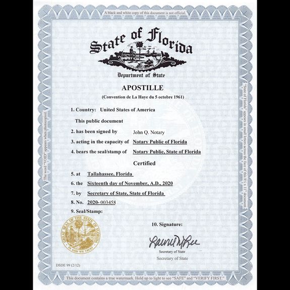 Apostille & Legalization Services 