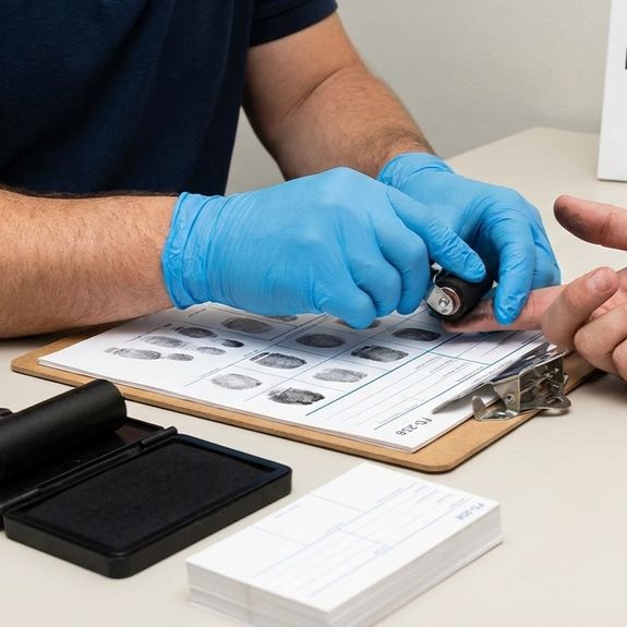 Ink & Roll Fingerprinting