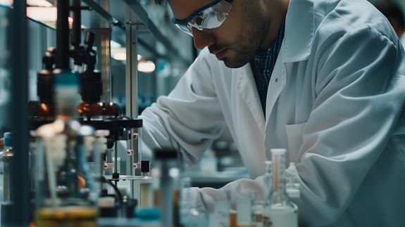 A Lawyer Behind His Desk 