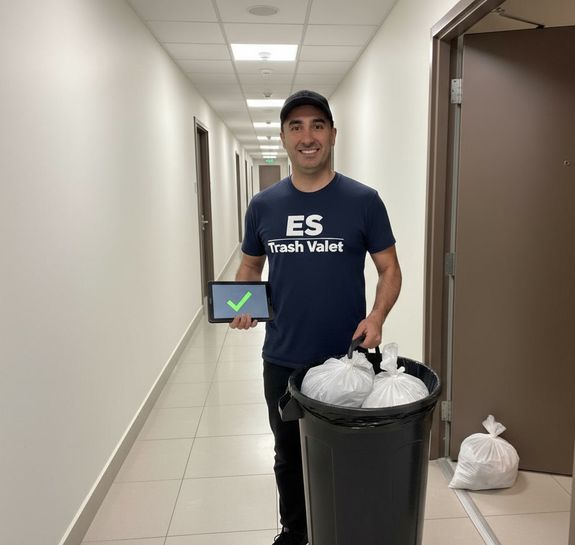 How does your valet trash service work?