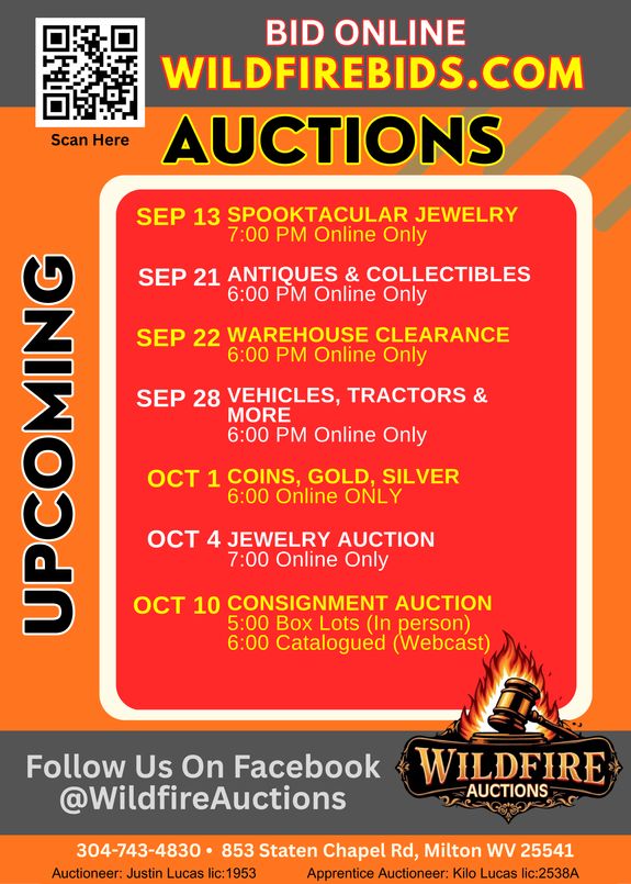 Thank You For Supporting Wildfire Auctions