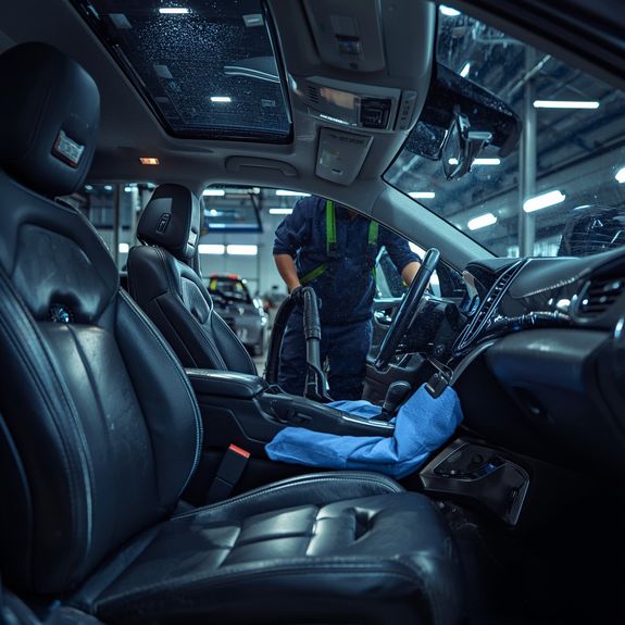 Interior Vacuum & Wipe Down | R150 