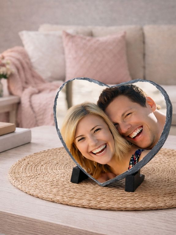 Slate Frame with a Photo