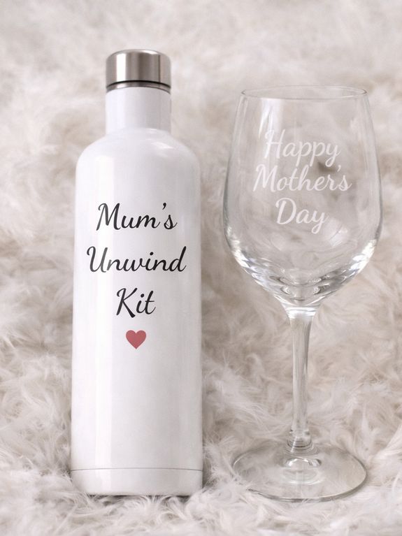 “Mum’s unwind kit” wine set