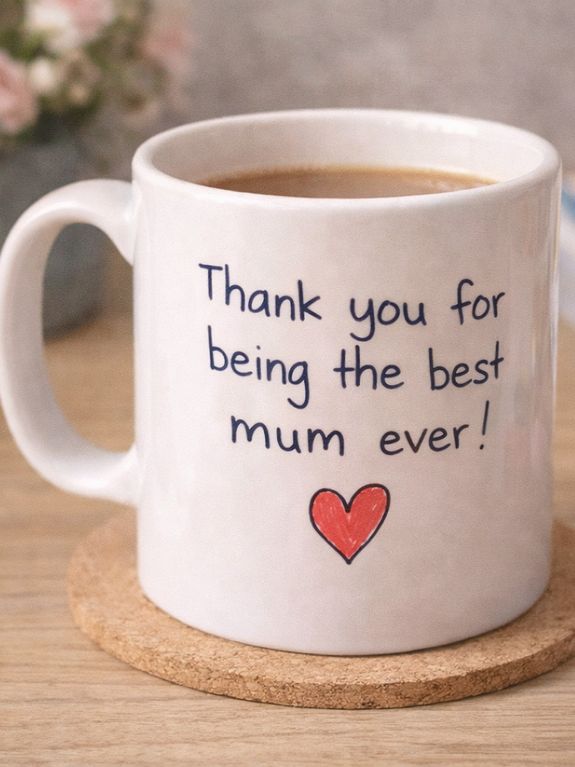 Mug with a Handwritten Message