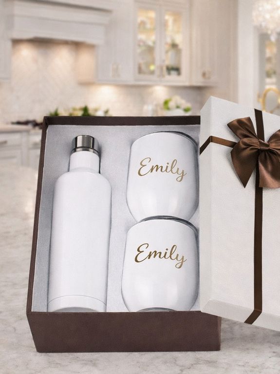 Wine Glass Set with Her Name