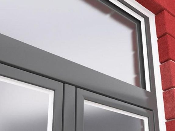 Storefront Joint Caulking