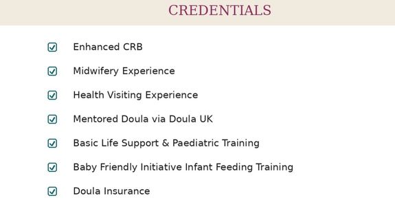 Qualifications and Experience