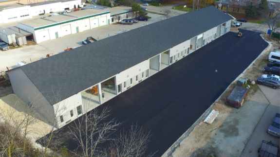 Gray, Red, and Orange Concrete Building