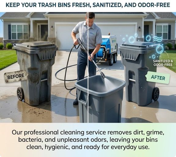 A Fresh Take on Trash Bin Cleaning in Ardmore, PA.