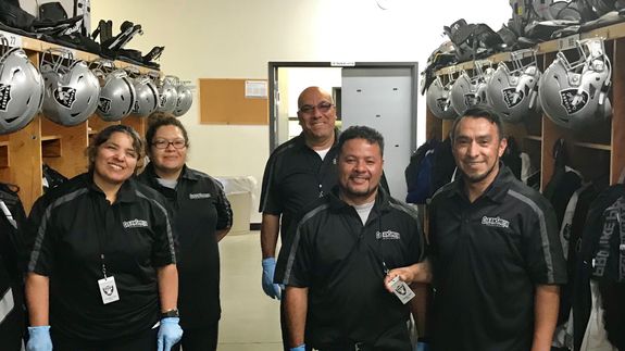 Cleaning Materials on White Surface