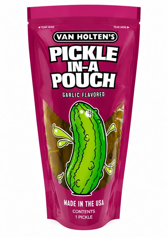 Van Holten's Pickle-In-A-Pouch: Garlic Flavored