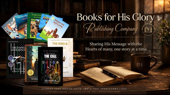 Welcome to Books For His Glory Publishing Co.