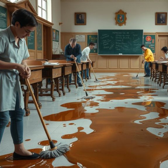 School / daycare cleaning